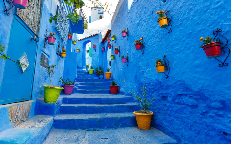 Kota Paling Berwarna di Dunia - Chefchaouen, Maroko