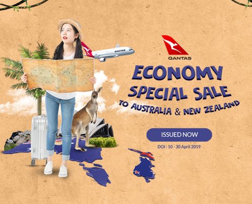 Qantas Economy Special Sale to Australia & New Zealand